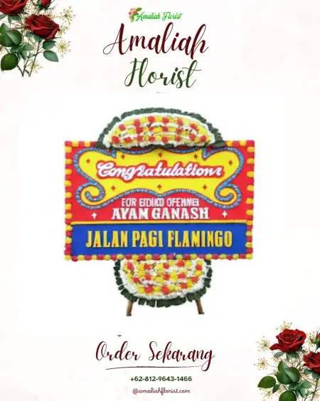 Sewa Papan Bunga Mongkonai